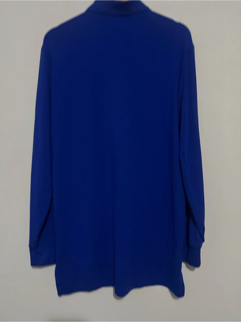 Polo by Ralph Lauren Long Sleeve Polo Shirt - Royal Blue with White Pony